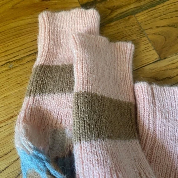 Anthropologie Lineamaglia Pink Crochet Sweater M/L - Picture 13 of 13